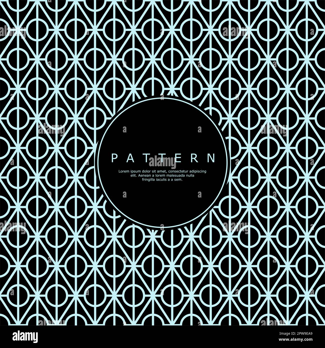 Motif abstrait moderne à motif losanges et lignes circulaires. Style gatsby de luxe. Illustration de Vecteur