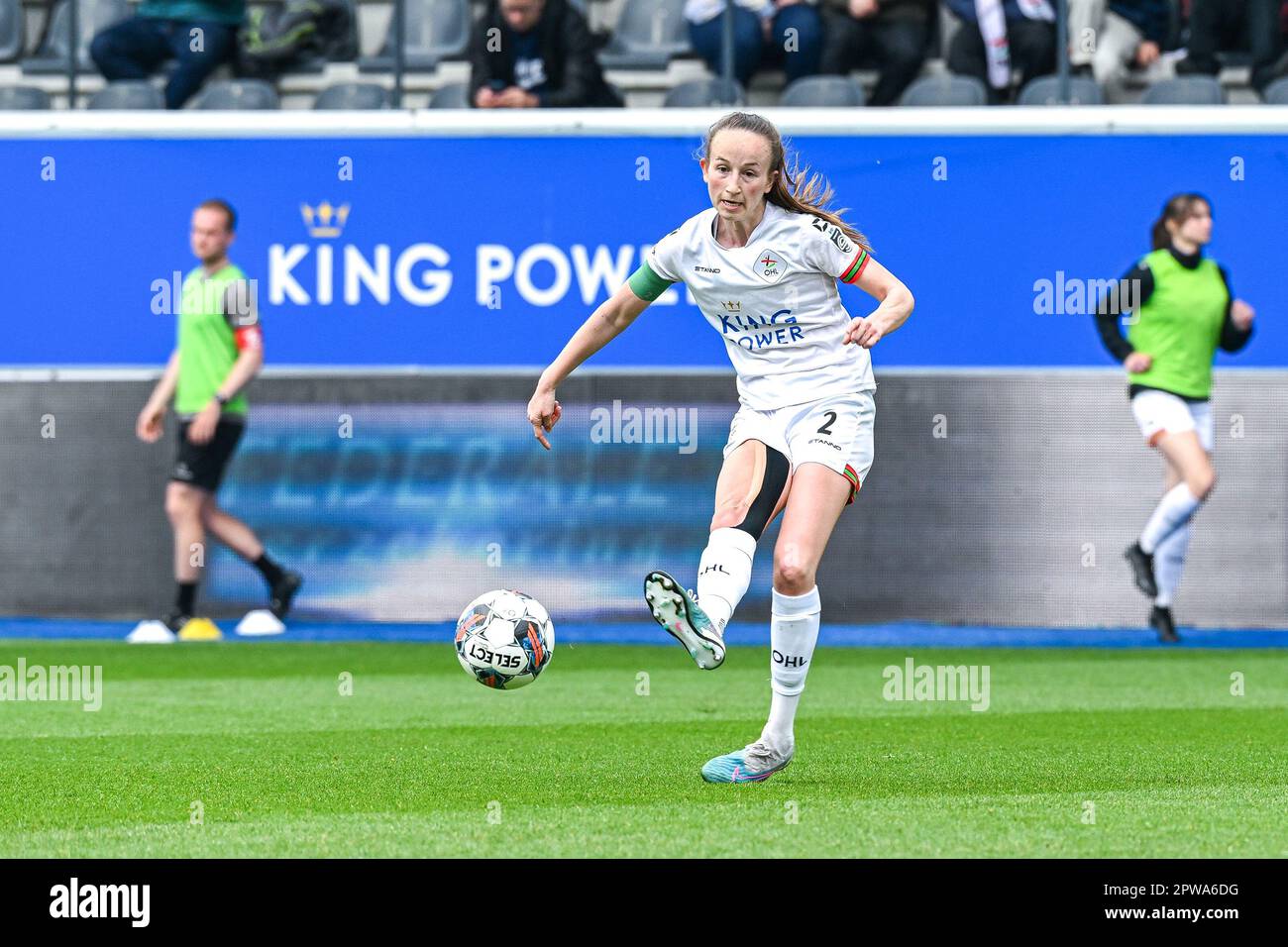 Louvain, Belgique. 29th avril 2023. OHL Women's Sari Kees photographié en action lors d'un match de football entre OH Leuven et RSC Anderlecht, samedi 29 avril 2023 à Louvain, le 8 jour en jeu 1 de la compétition de football de première division de la Ligue belge 'Super' 2022-2023. BELGA PHOTO STIJN AUDOOREN crédit: Belga News Agency/Alay Live News Banque D'Images