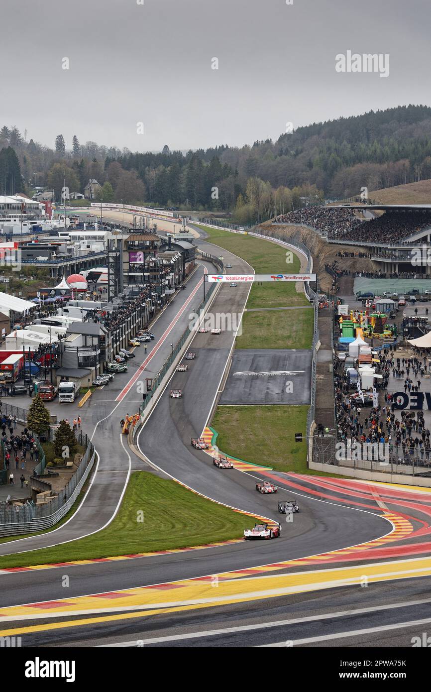 06 ESTRE Kevin (fra), LOTTERER Andre (ger), VANTHOOR Laurens (bel), Porsche Penske Motorsport, Porsche 963, Action pendant les 6 heures de Spa-Francorchamps 2023, 3rd tour du Championnat du monde d'endurance FIA 2023, de 27 avril à 29, 2023 sur le circuit de Spa-Francorchamps, à Stavelot, Belgique - photo: Alexandre Guillermot/DPPI/LiveMedia Banque D'Images