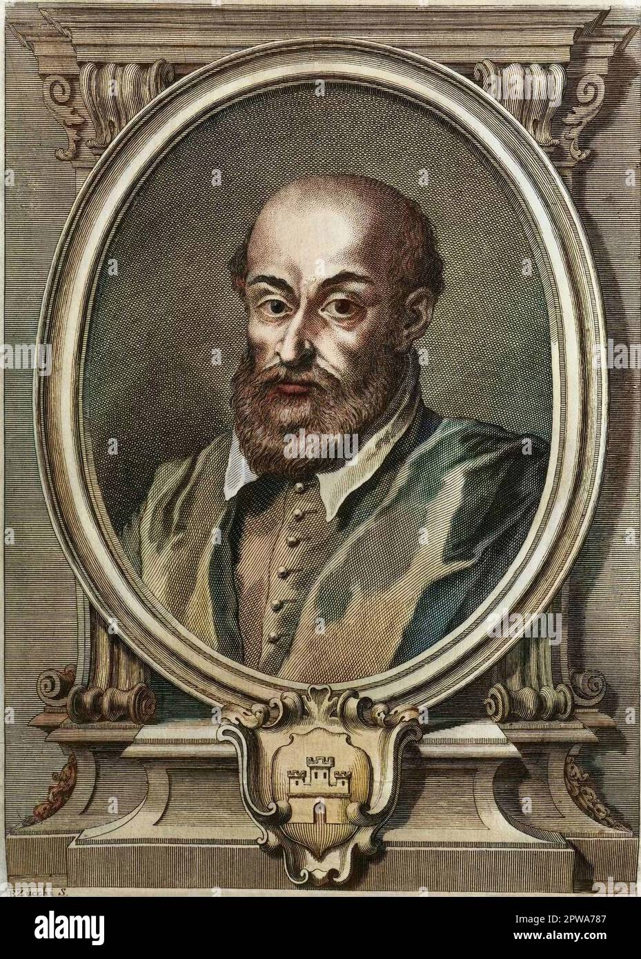 Portrait de Lodovico Castelvetro (1505-1571), philologue italien Banque D'Images