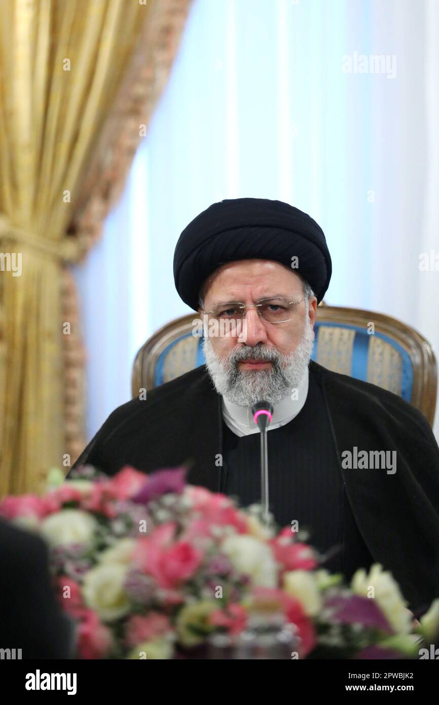 T h ran t h ran iran 29th avril 2023 le pr sident iranien ebrahim