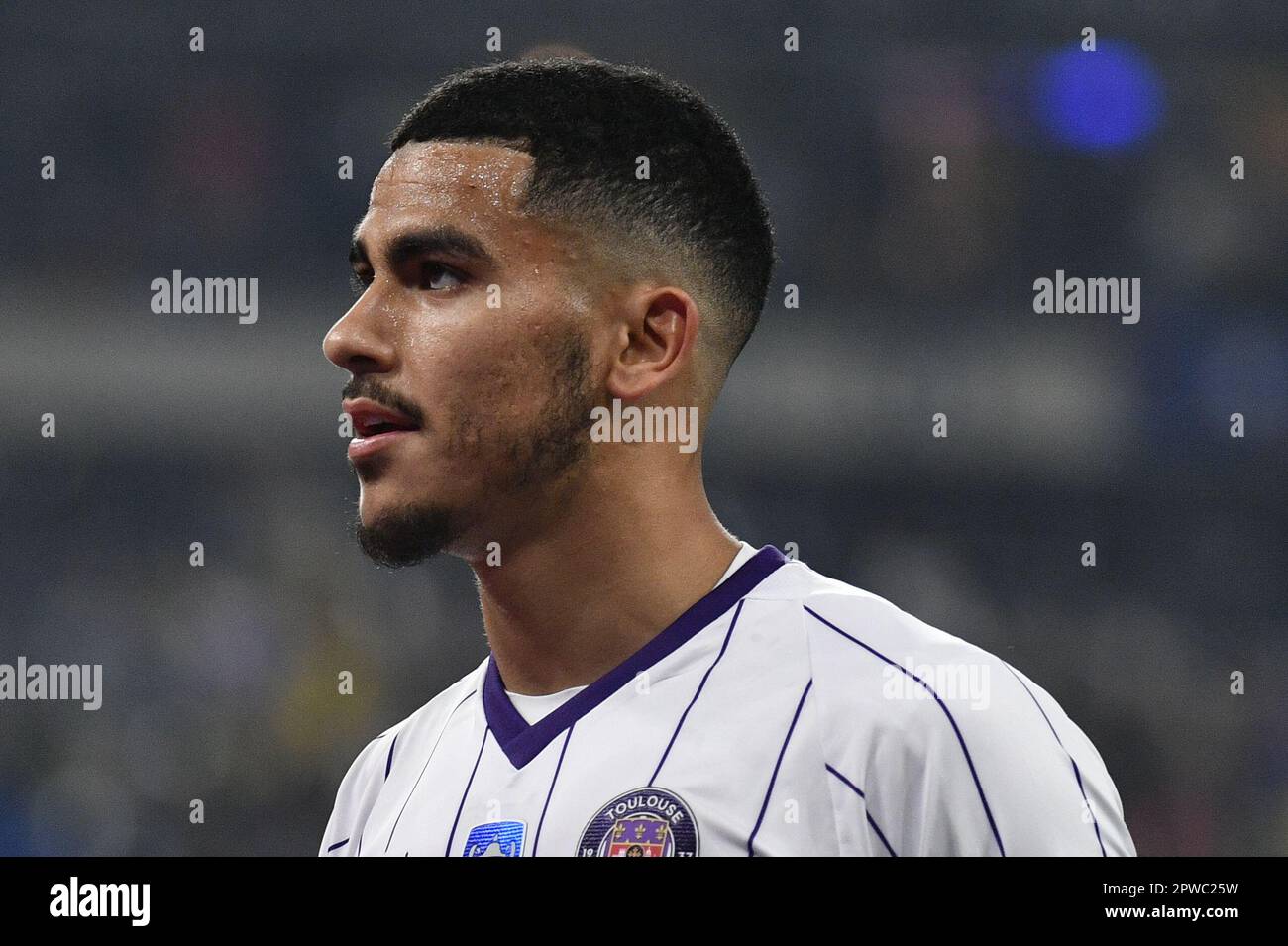 Julien Mattia / le Pictorium - Nantes - Toulouse : Finale de la coupe de France au Stade de France - 29/04/2023 - France / Ile-de-France (région) / Saint Denis - Toulouse les joueurs célèbrent leur but 5th par le numéro 6 Zacharia Aboukhlal lors de la finale de la coupe de France entre Nantes et Toulouse au Stade de France Credit: LE PICORIUM/Alay Live News Banque D'Images