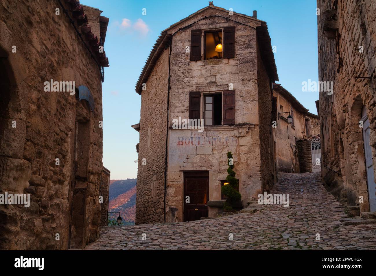 Ancienne Boulangerie Boulangerie, Lacoste, Lacoste, Vaucluse, Provence-Alpes-Côte d'Azur, France Banque D'Images