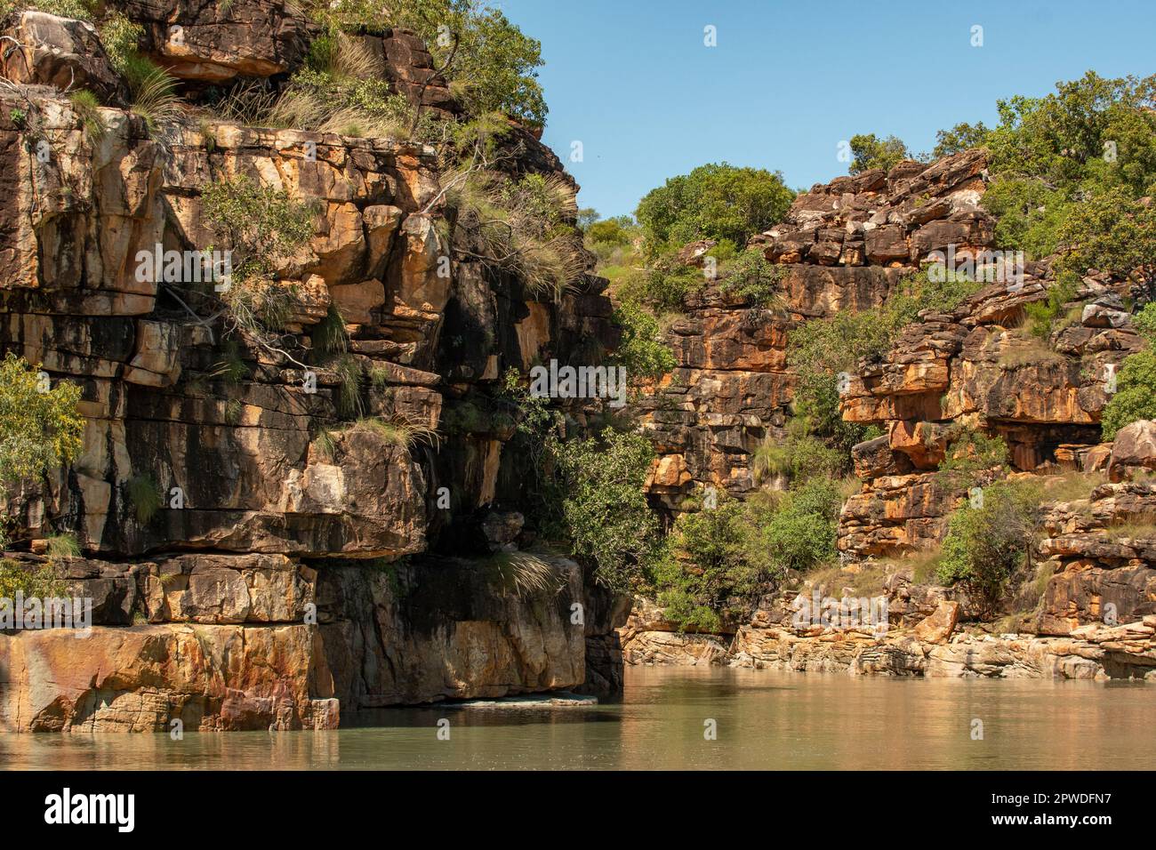 Red zone Creek, Kimberley Coast, Australie occidentale Banque D'Images