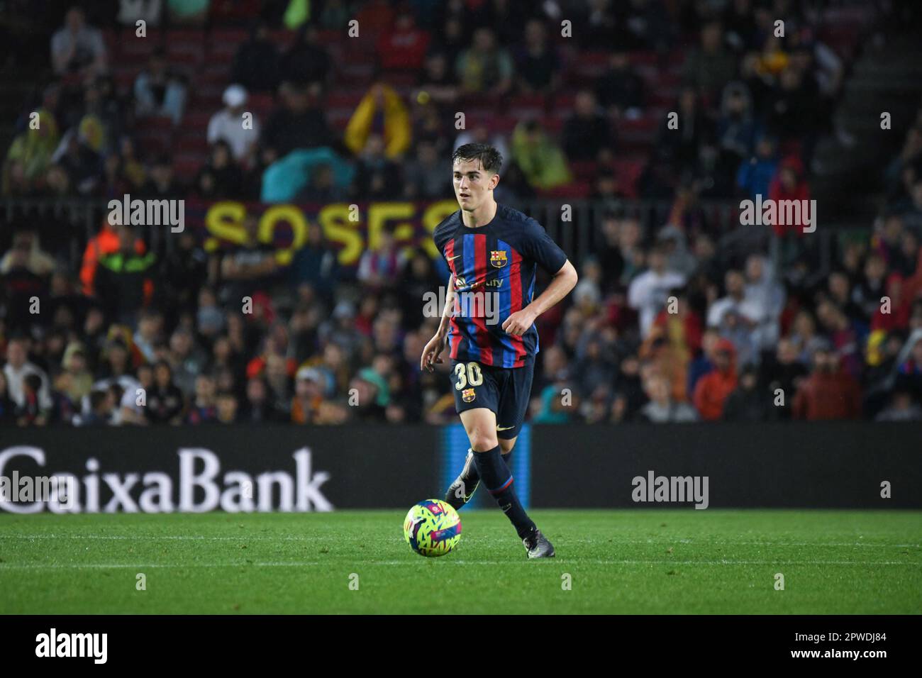 BARCELONE, ESPAGNE - AVRIL 29 : match de la Liga Santander entre le FC Barcelone et Real Betis au camp Spotify Nou sur 29 avril 2023, à Barcelone, Espagne. (Photo de Sara Aribó/PxImages) Banque D'Images