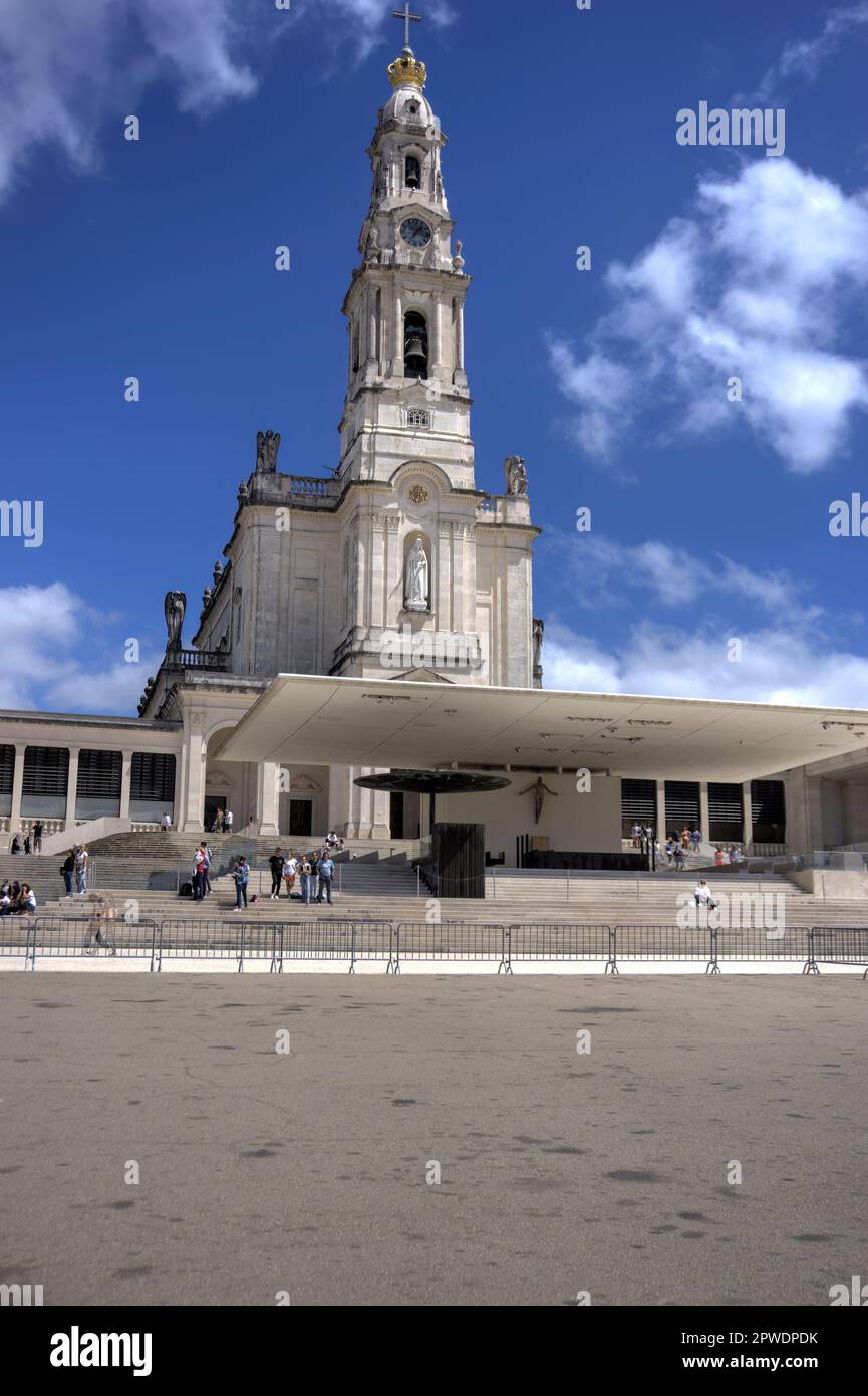 Fatima, Portugal 15 août 2022 extérieur du sanctuaire de notreDame