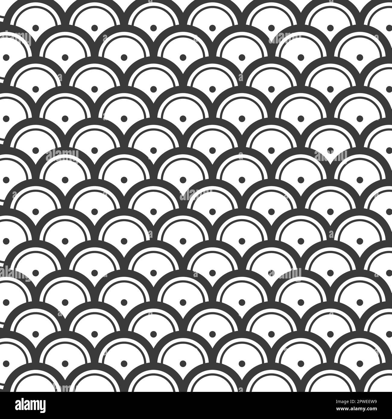 Fond de cercle hypnotique noir et blanc Illustration de Vecteur