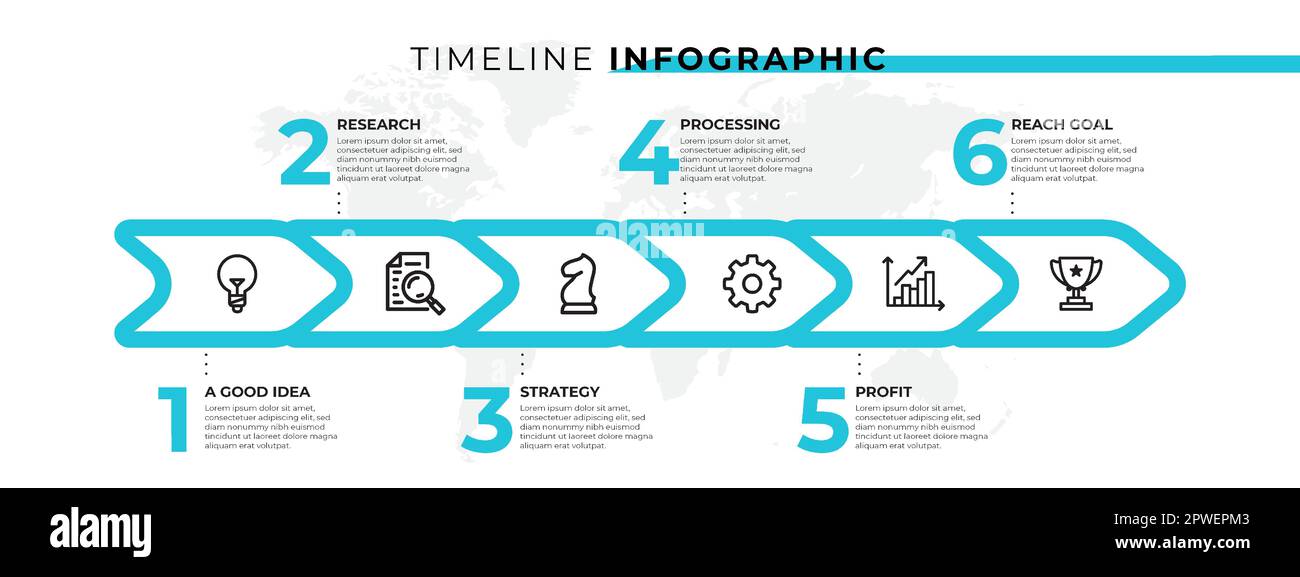Le modèle de conception infographique, le concept commercial avec 4 étapes ou options, peut être utilisé pour la mise en page du flux de travail, le diagramme, le rapport annuel, la conception Web. Créatif Illustration de Vecteur