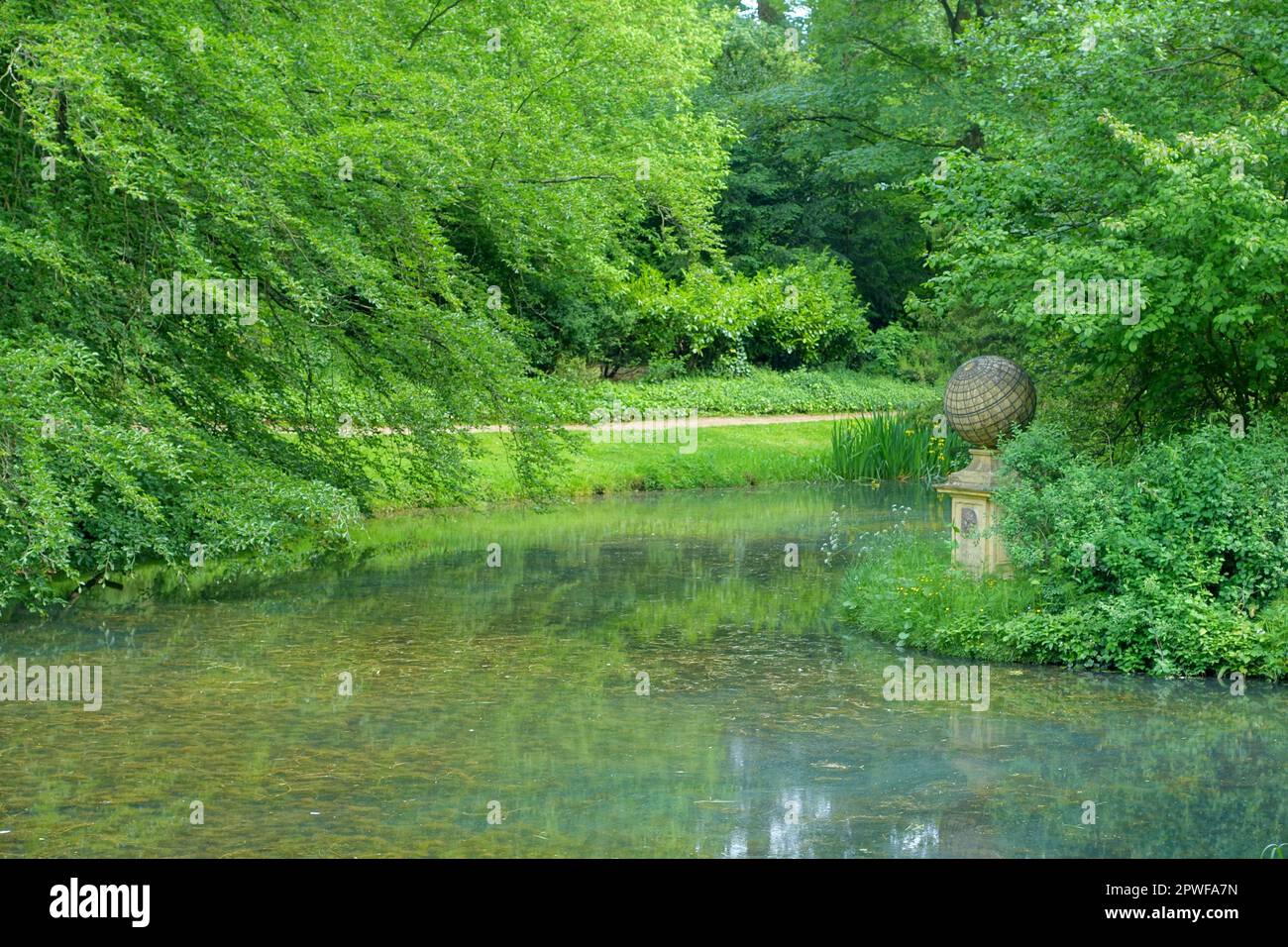 Monument du capitaine Cook, Stowe - Buckinghamshire, Angleterre. Banque D'Images
