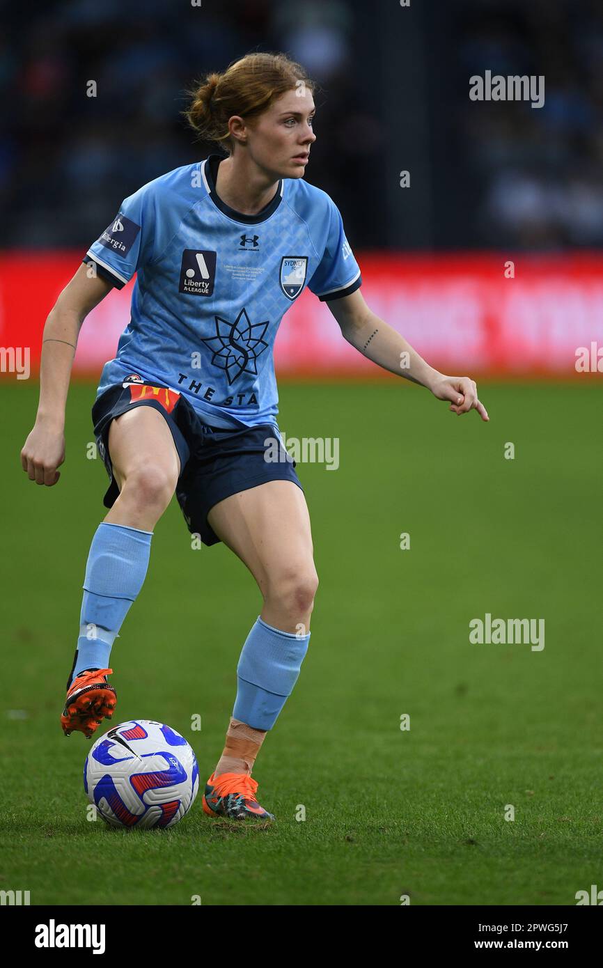 Sydney, Nouvelle-Galles du Sud, Australie. 30th avril 2023. 30 avril 2023, Sydney Australie Cortnee Vine en action pendant la Grande finale de football Liberty A- League féminine au stade Commbank, Sydney, Australie (Credit image: © Danish Ravi/ZUMA Press Wire) USAGE ÉDITORIAL UNIQUEMENT ! Non destiné À un usage commercial ! Banque D'Images