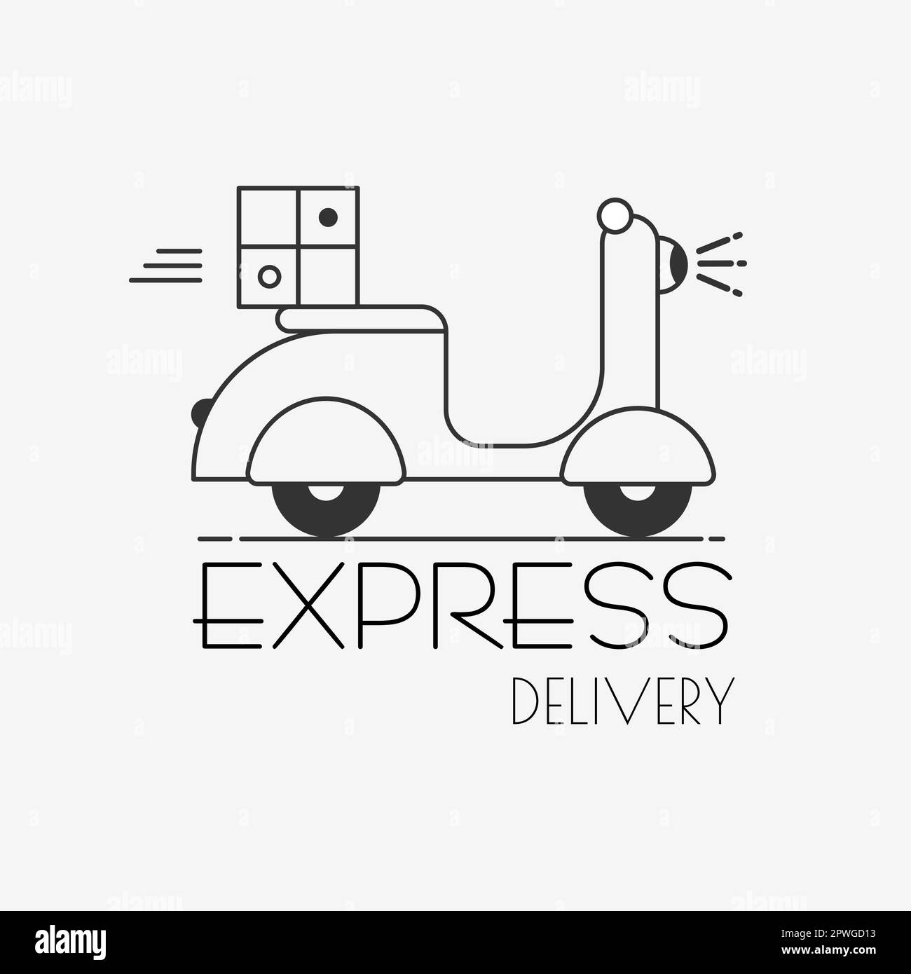 Livraison express moto icône symbole, conception plate pour applications et sites Web, isolé sur fond blanc, vecteur Illustration de Vecteur