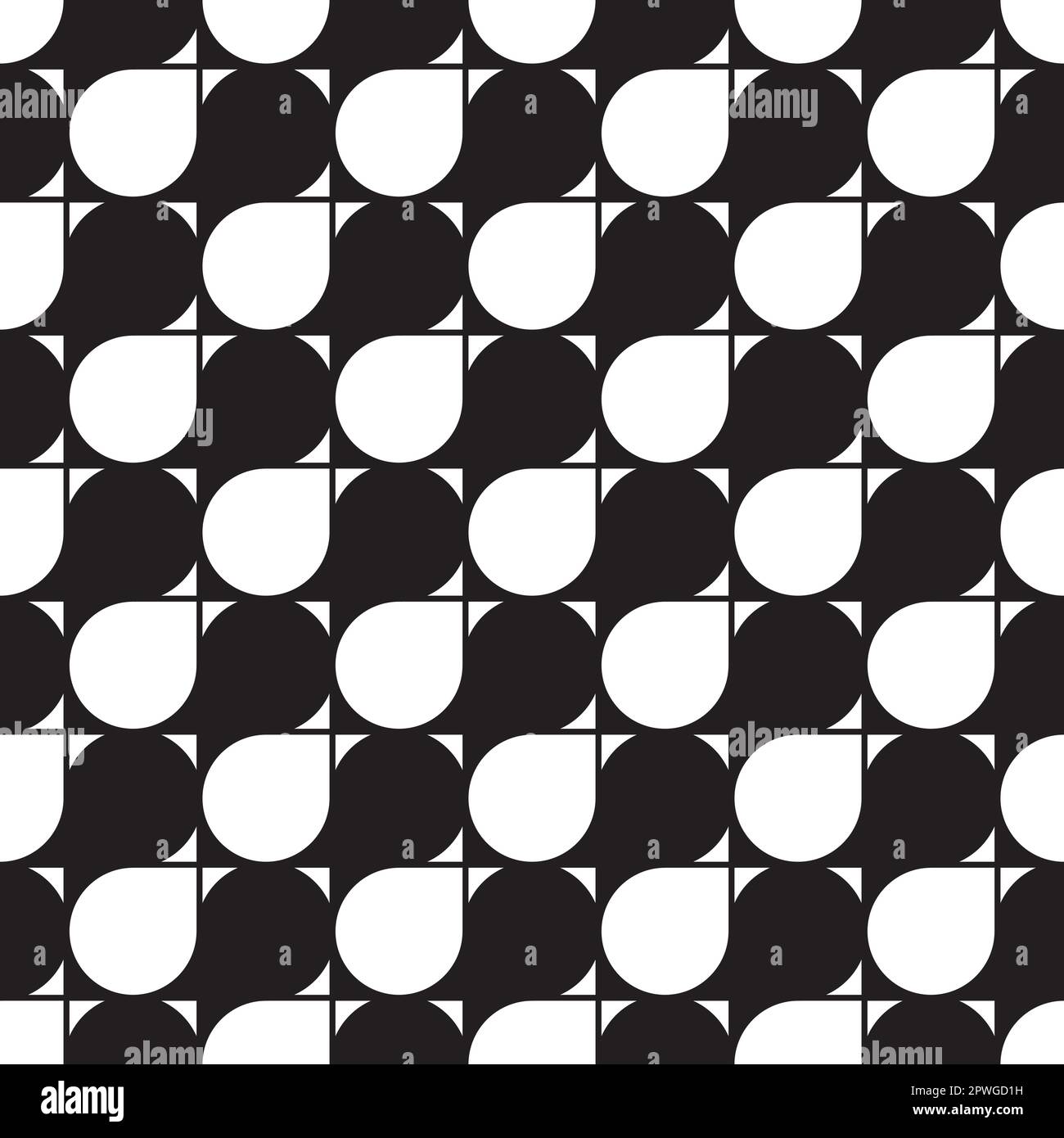Un cercle sans couture entrecroise un motif abstrait sur un arrière-plan géométrique Illustration de Vecteur