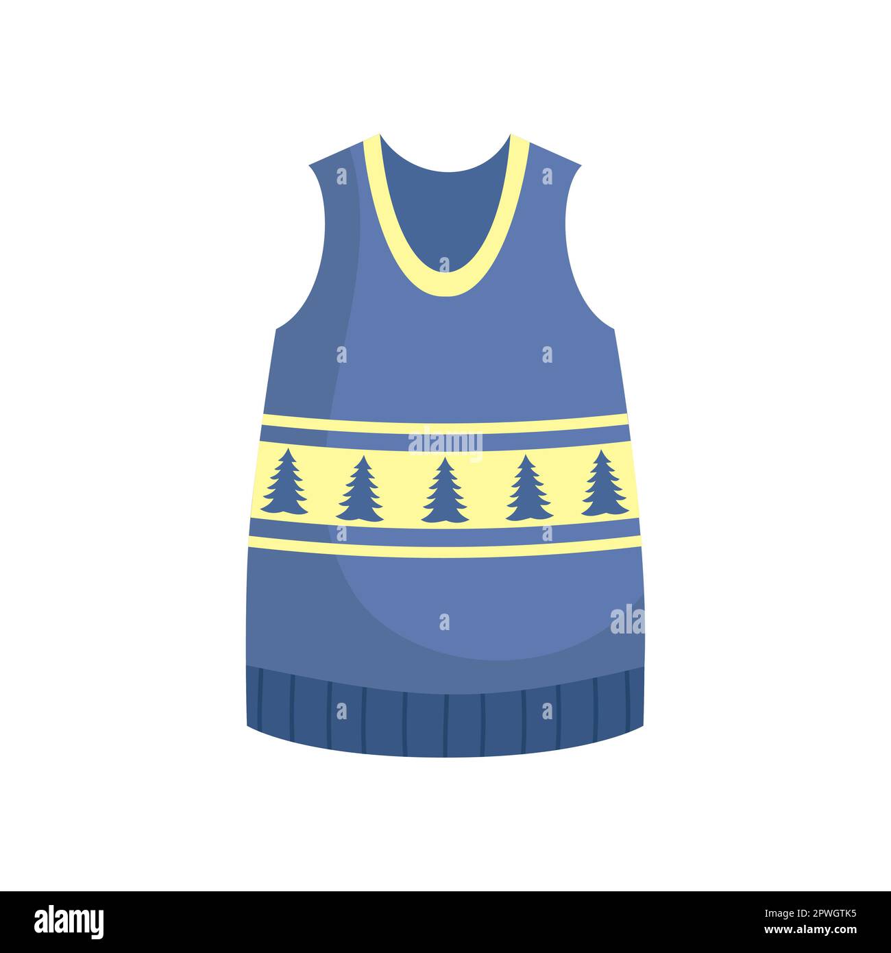 Maillot de corps d'hiver pour bébés et enfants dessin animé Illustration de Vecteur