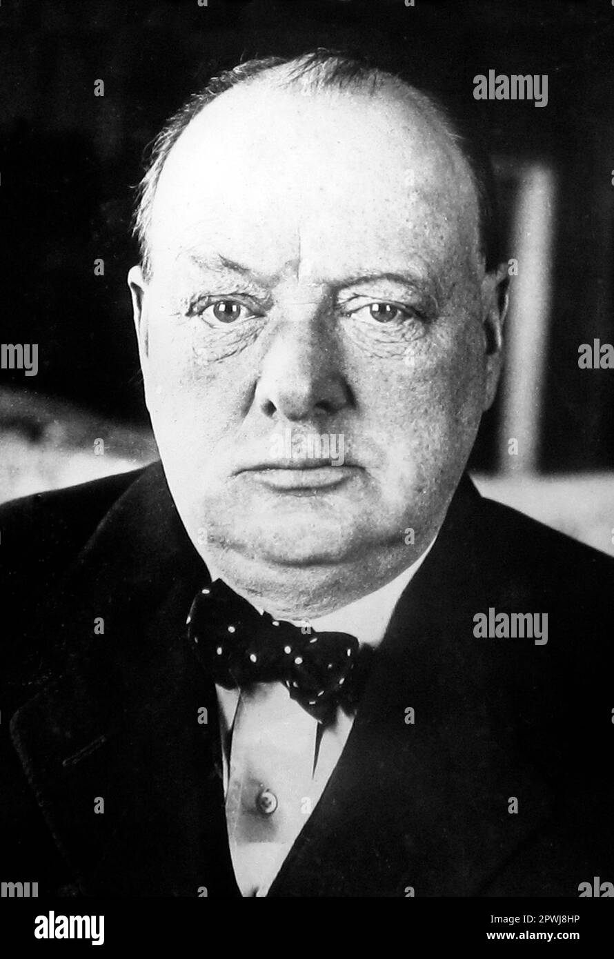Winston Churchill Banque D'Images