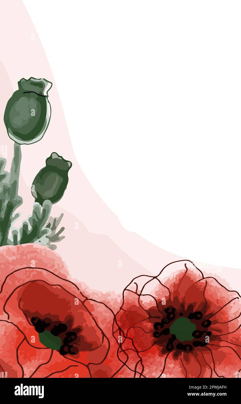 Mai 9. Bannière pour le jour de la victoire. Symbole de coquelicot rouge sur fond blanc. Illustration vectorielle. Affiche du jour de la victoire. Symbole de la mémoire de la fleur de pavot. Monde Illustration de Vecteur