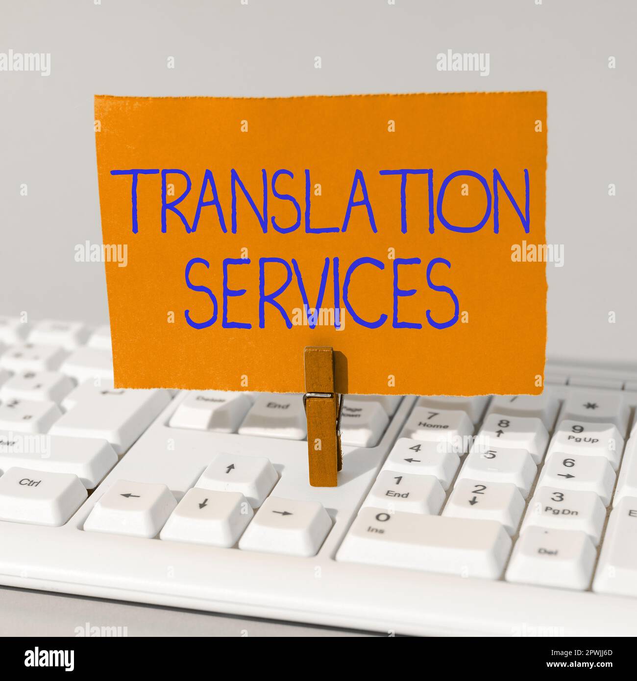 Affiche les services de traduction, organisation de présentation de l