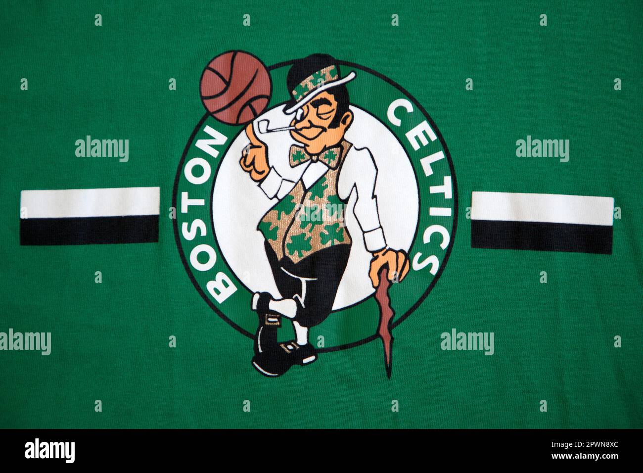 Logo Boston Celtics Banque D'Images