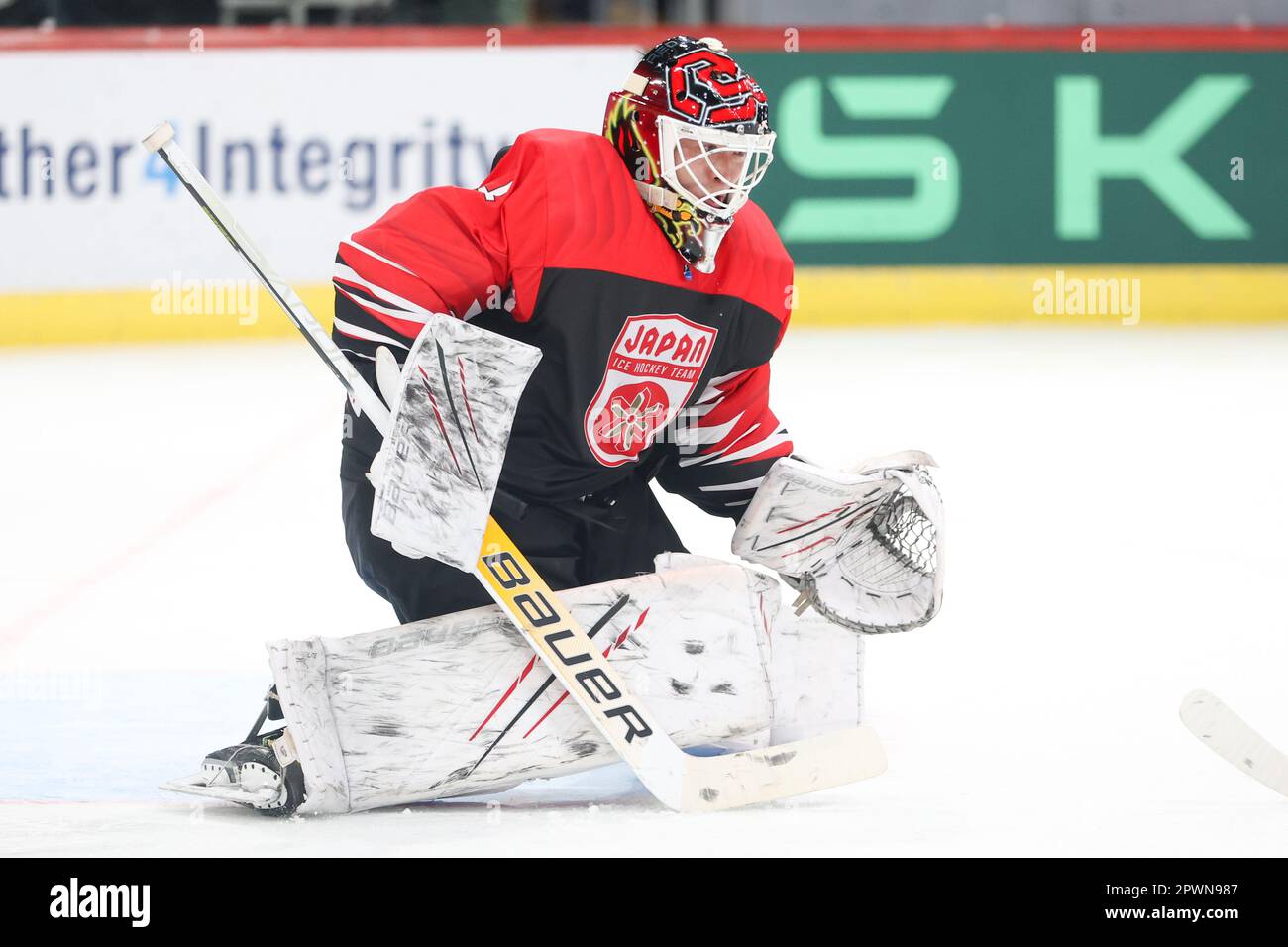 Yuta Narisawa (JPN), Hockey sur glace : 2023 Championnat du monde de hockey sur glace de l'IIHF 1 jeu du groupe B Japon 5-3 Ukraine au Tondiaba Ice Hall de Tallinn, Estonie sur 29 avril 2023. Credit: Reiji Nagayama/AFLO/Alay Live News Banque D'Images