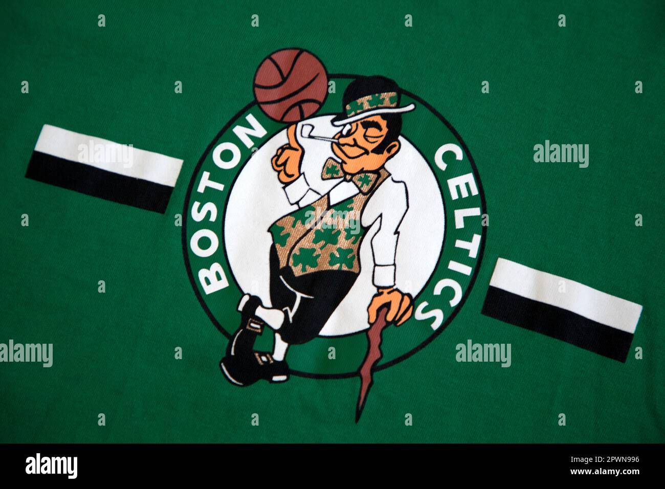 Logo Boston Celtics Banque D'Images