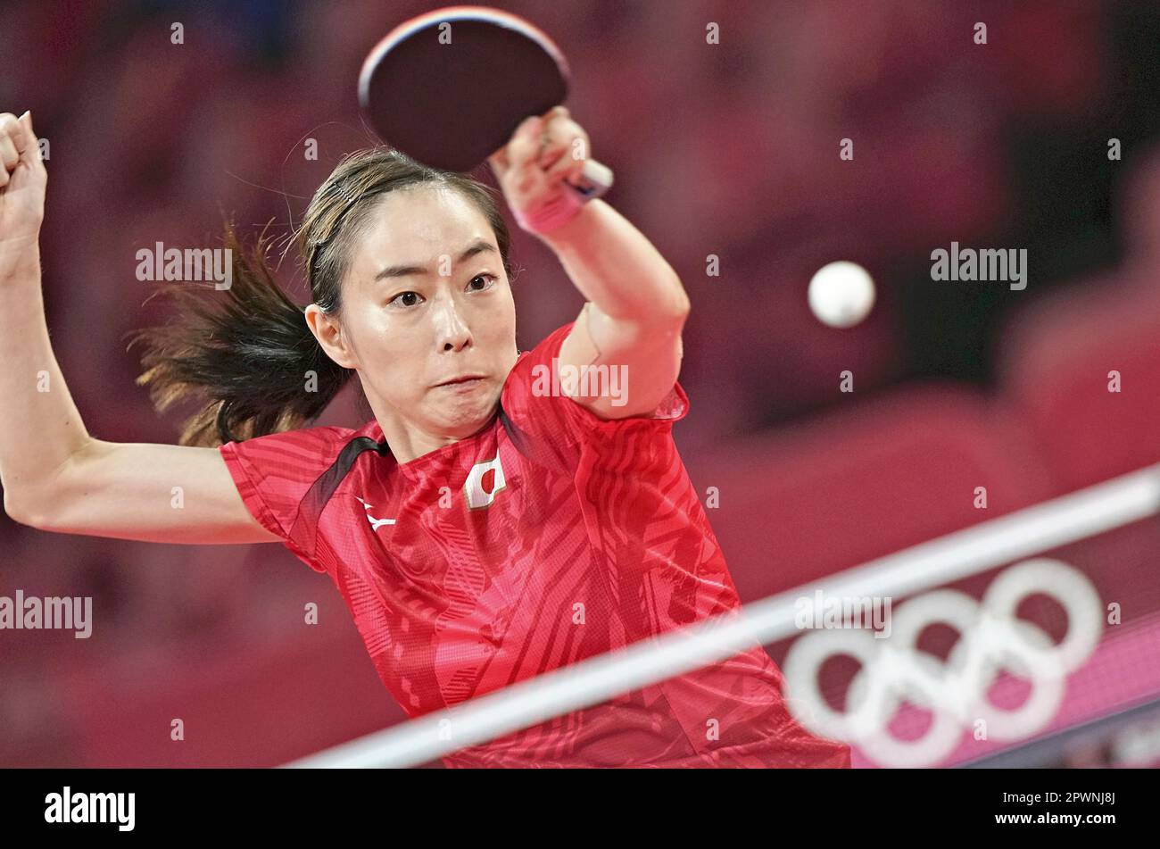 FILE Japanese table tennis player Kasumi Ishikawa hits a ball during