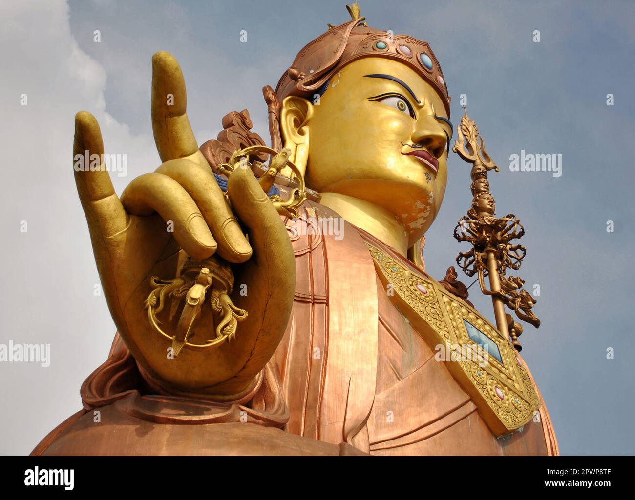 Statue de Guru Padmasambhava, la plus haute du monde Banque D'Images