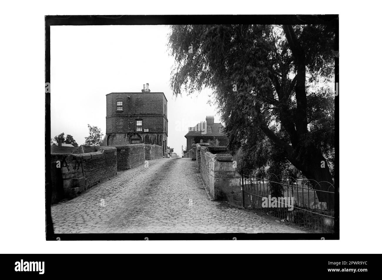 PONT DE ST IVES CAMBRIDGESHIRE, vers 1890s Banque D'Images