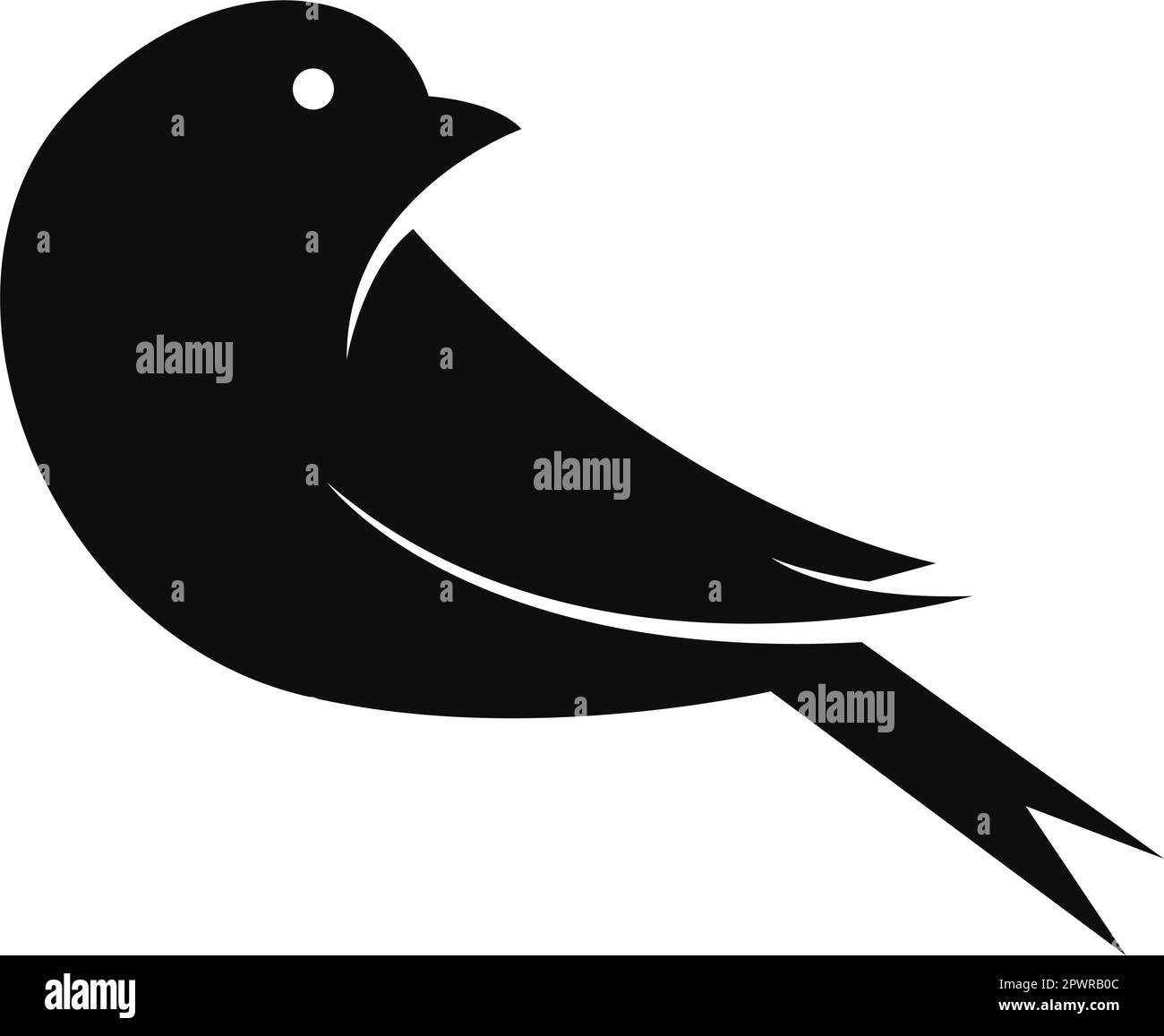 Illustration du logo Finch Icon Illustration de Vecteur