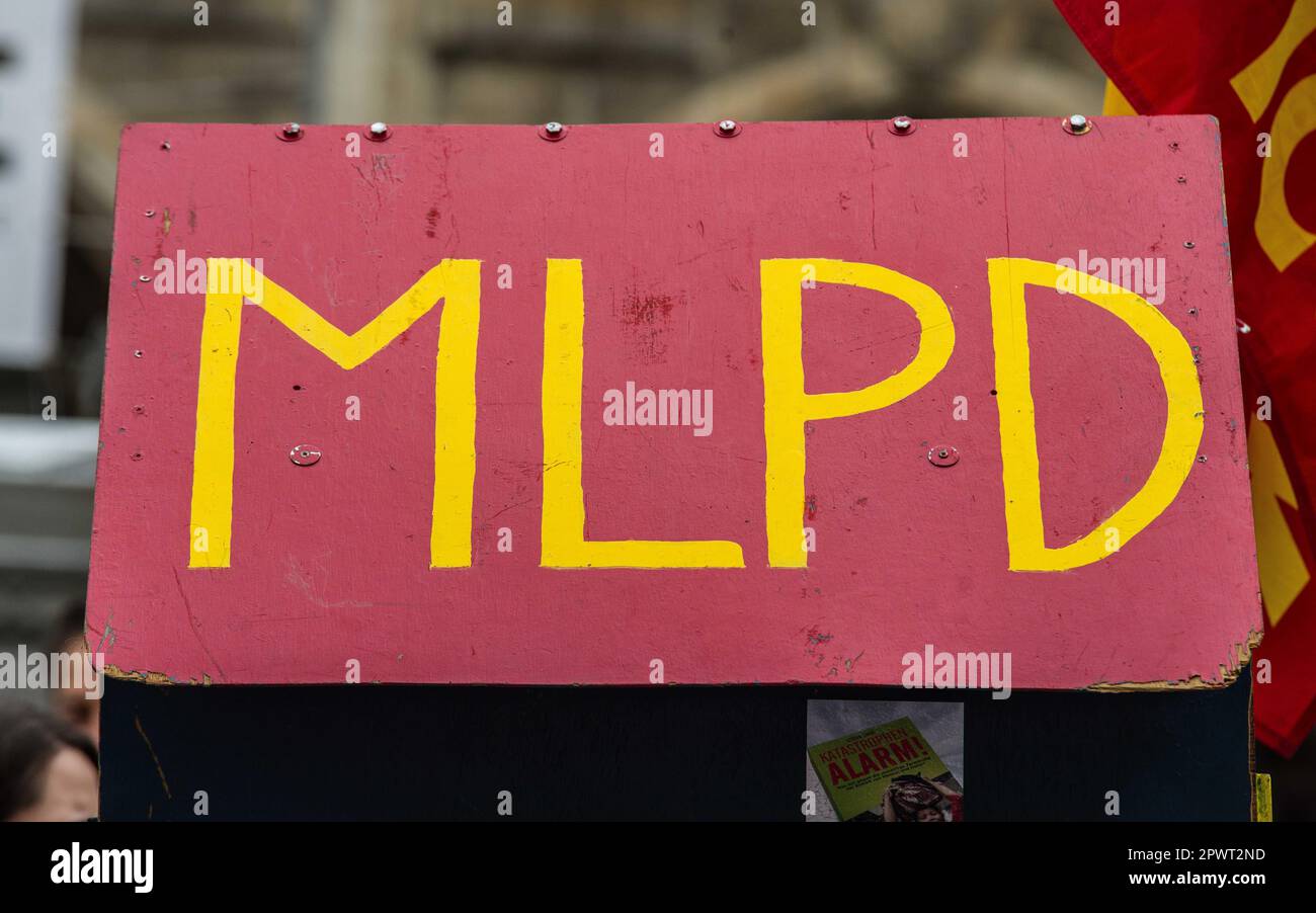 Munich, Bavière, Allemagne. 1st mai 2023. Démonstration sous la devise