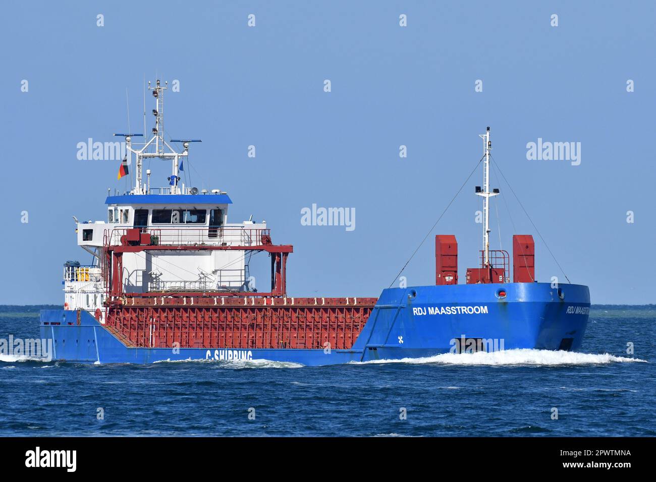 RDJ MAASSTROOM de Jong au fjord de Kiel Banque D'Images