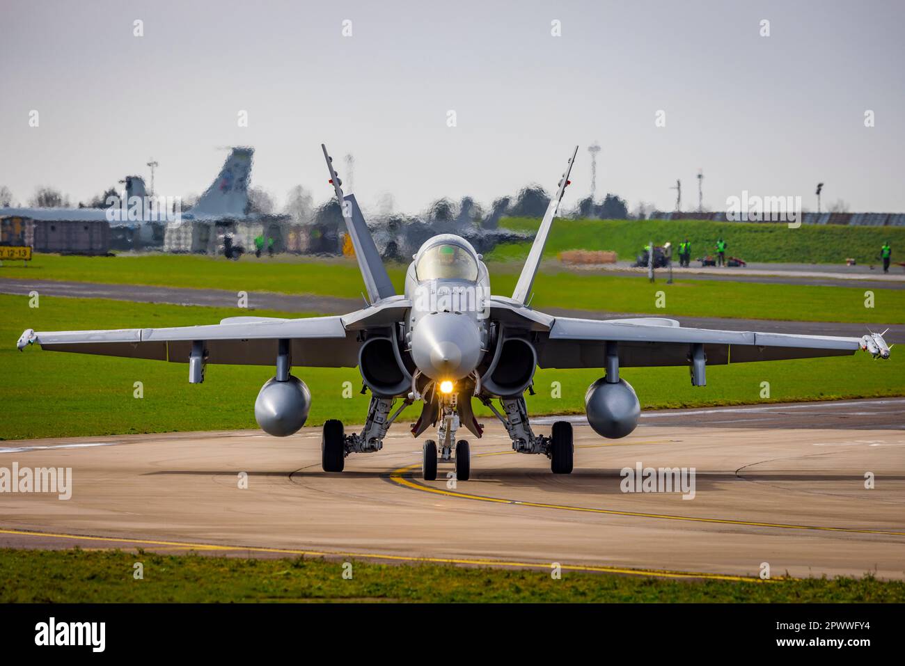 Mouvements rapides de jet à la RAF Waddington pendant l'exercice Cobra Warrior 23-1. Photos de John Lambeth Banque D'Images