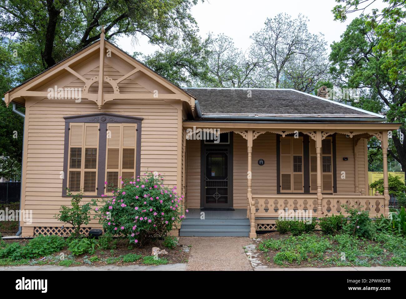 Maison de William Sidney porter, AKA O. Henry à Austin, Texas. Banque D'Images