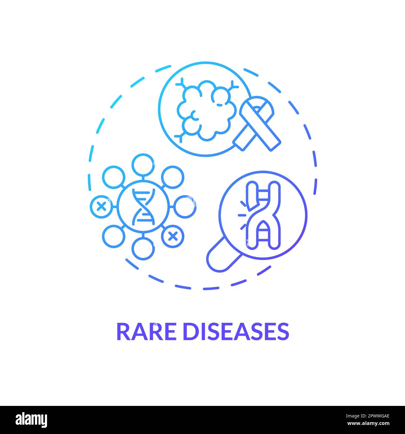 Rare disease Banque d'images vectorielles - Alamy