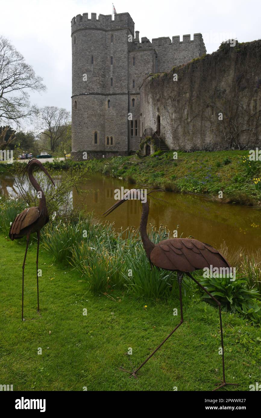 Château de Saltwood hythe kent Banque D'Images