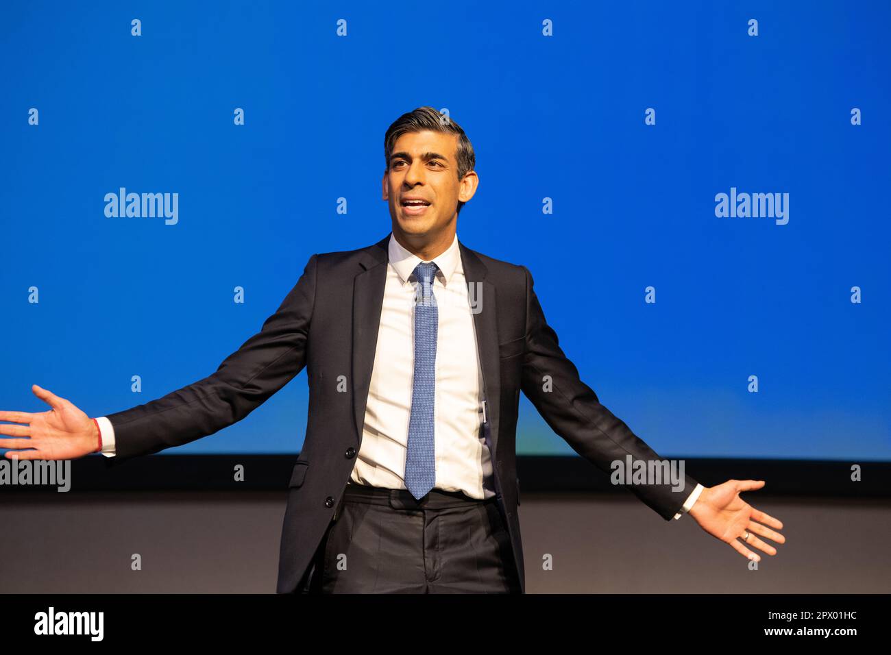 Rishi Sunak 2023 - à la Conférence des Conservateurs écossais de Glasgow, Écosse, du 28 au 23 avril 2023 Banque D'Images