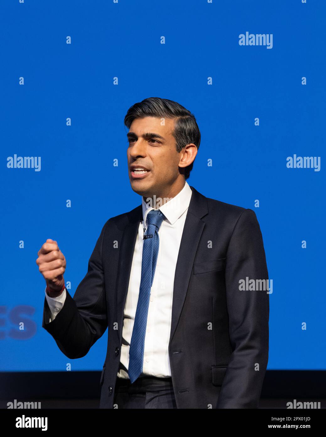 Rishi Sunak 2023 - à la Conférence des Conservateurs écossais de Glasgow, Écosse, du 28 au 23 avril 2023 Banque D'Images