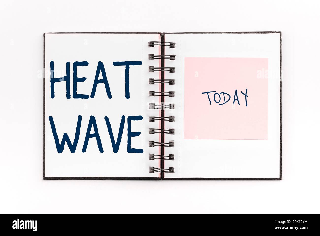 Présentation conceptuelle Heat Wave, Business Approach une période prolongée de temps anormalement chaud Banque D'Images
