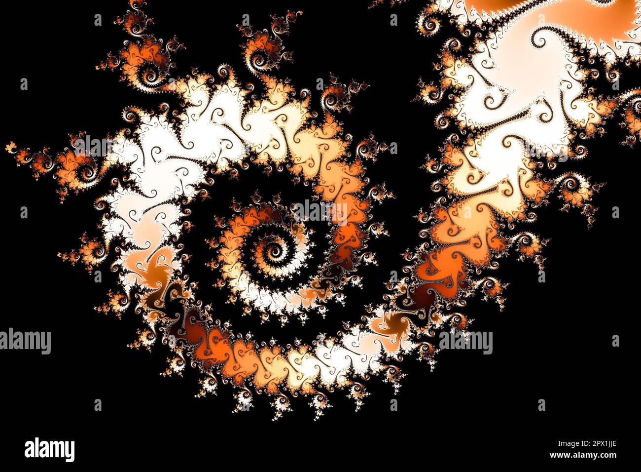 L'infini mathématique mandelbrot set fractal - arrière-plan de l'œuvre Banque D'Images