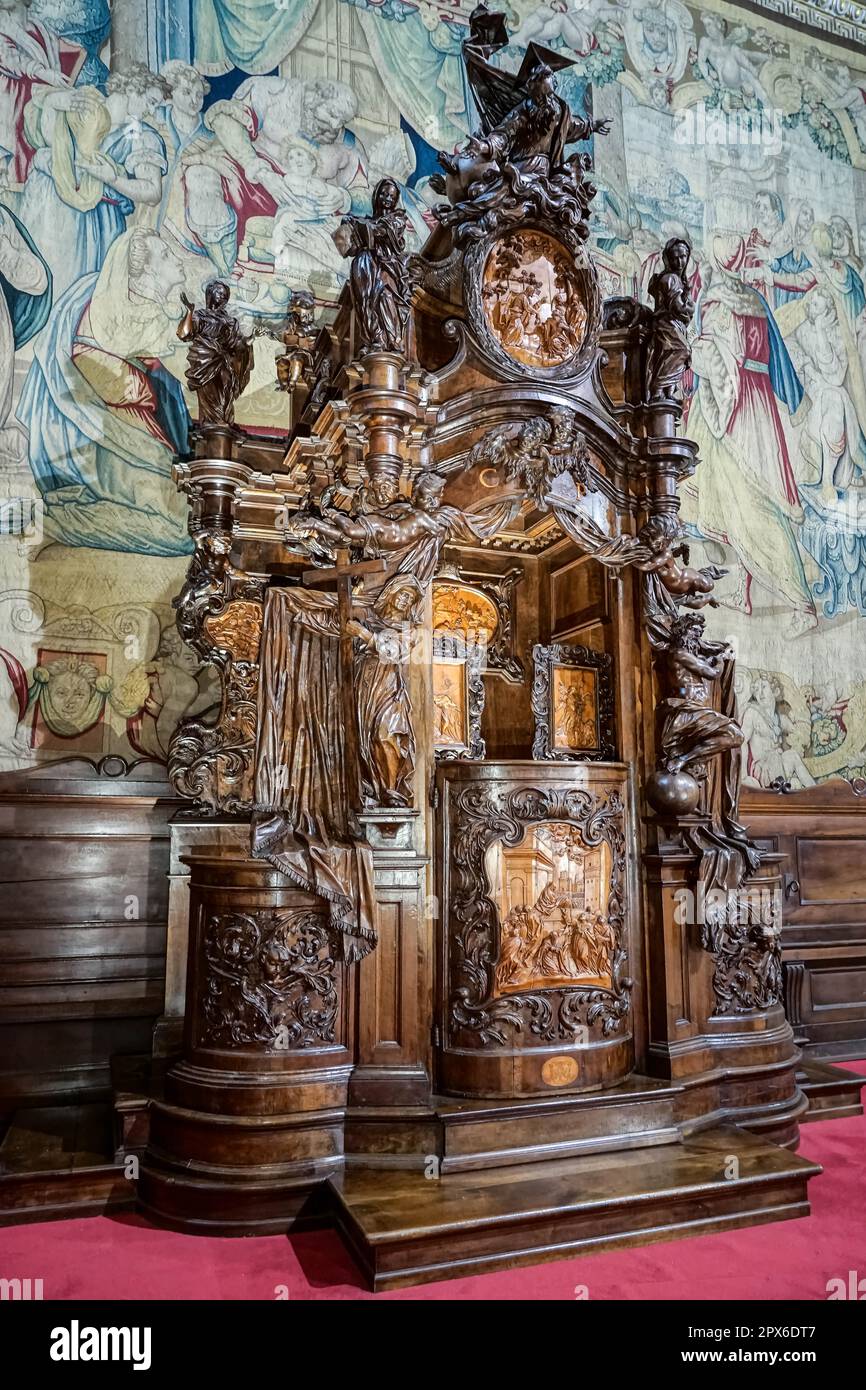 Cathédrale de St Alexandre dans Bergamo Banque D'Images