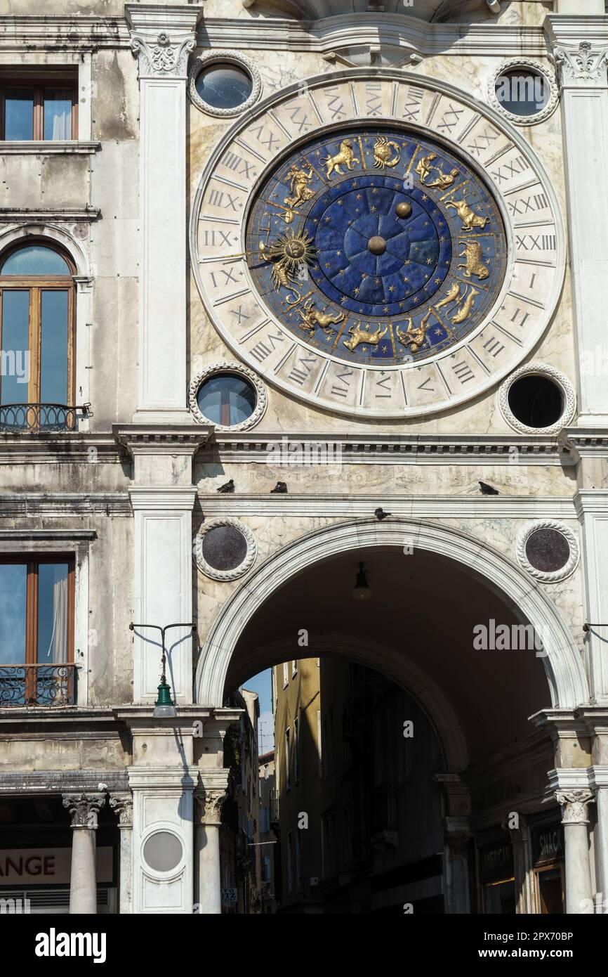Place St Marc Venise Clocktower Banque D'Images