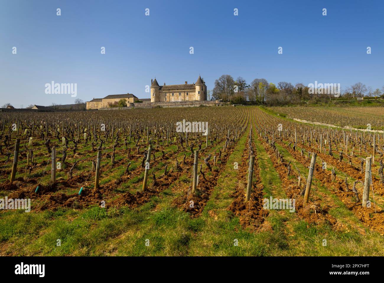 Château de Rully, département de Saône-et-Loire, Bourgogne, France Banque D'Images