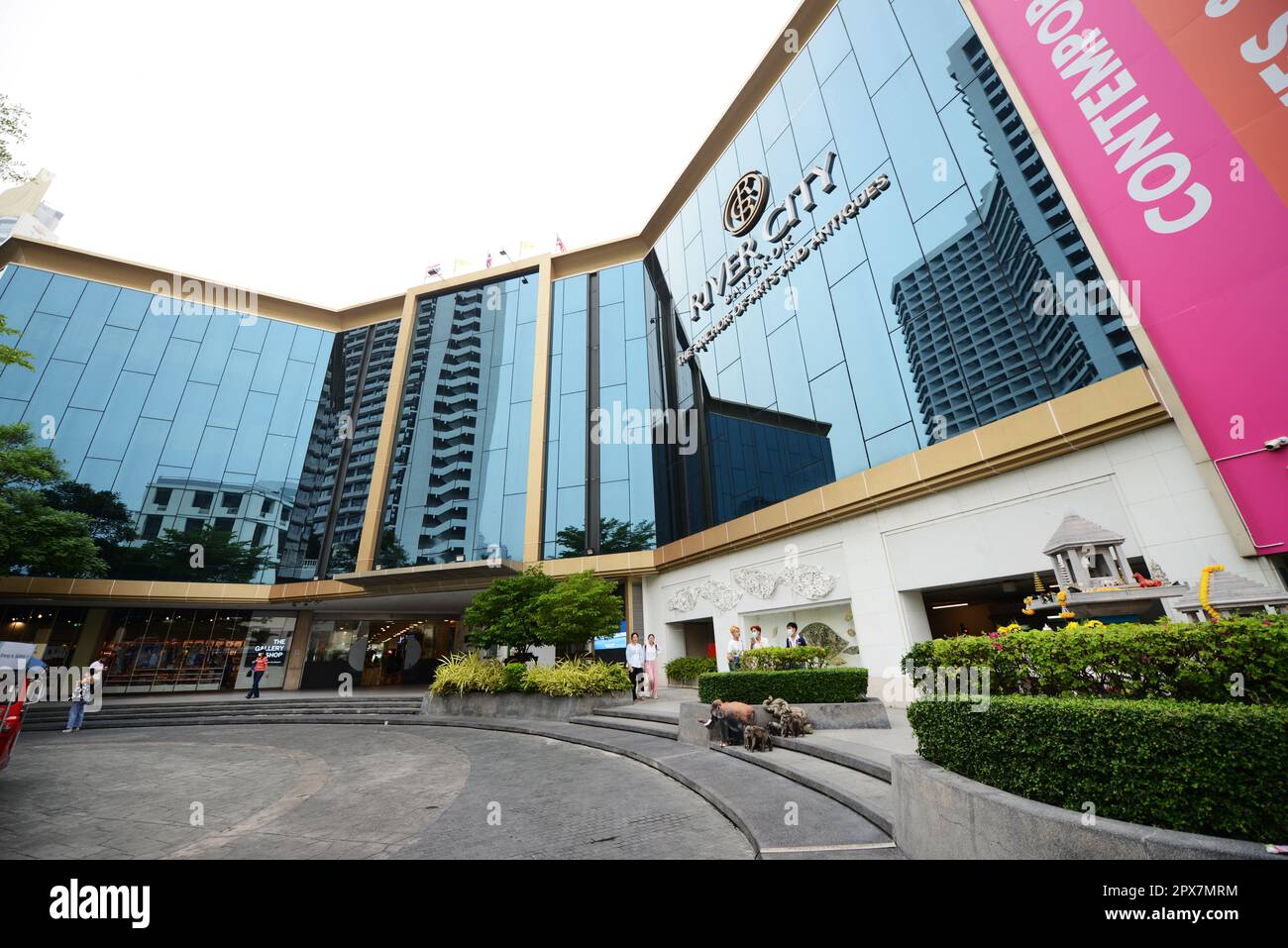 Le centre d'art River City sur Charoen Krung, Bangkok, Thaïlande. Banque D'Images