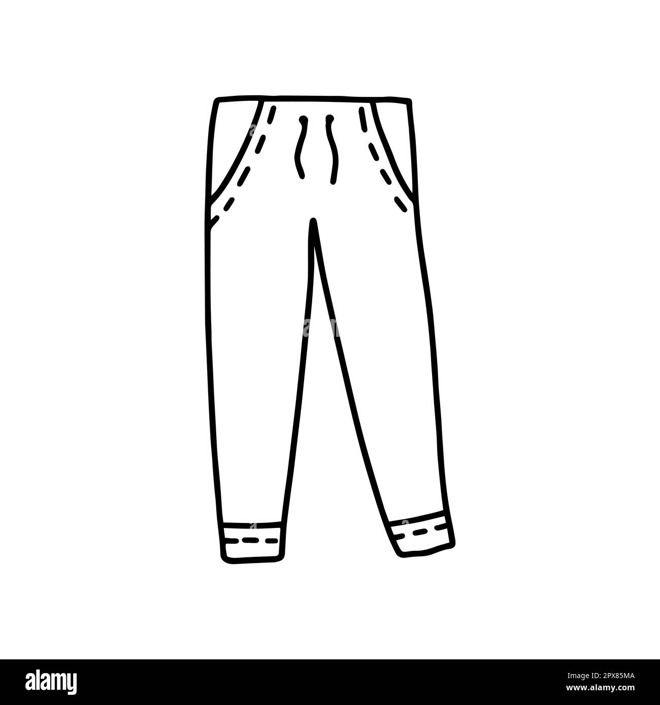 Pyjama Doodle Illustration de Vecteur
