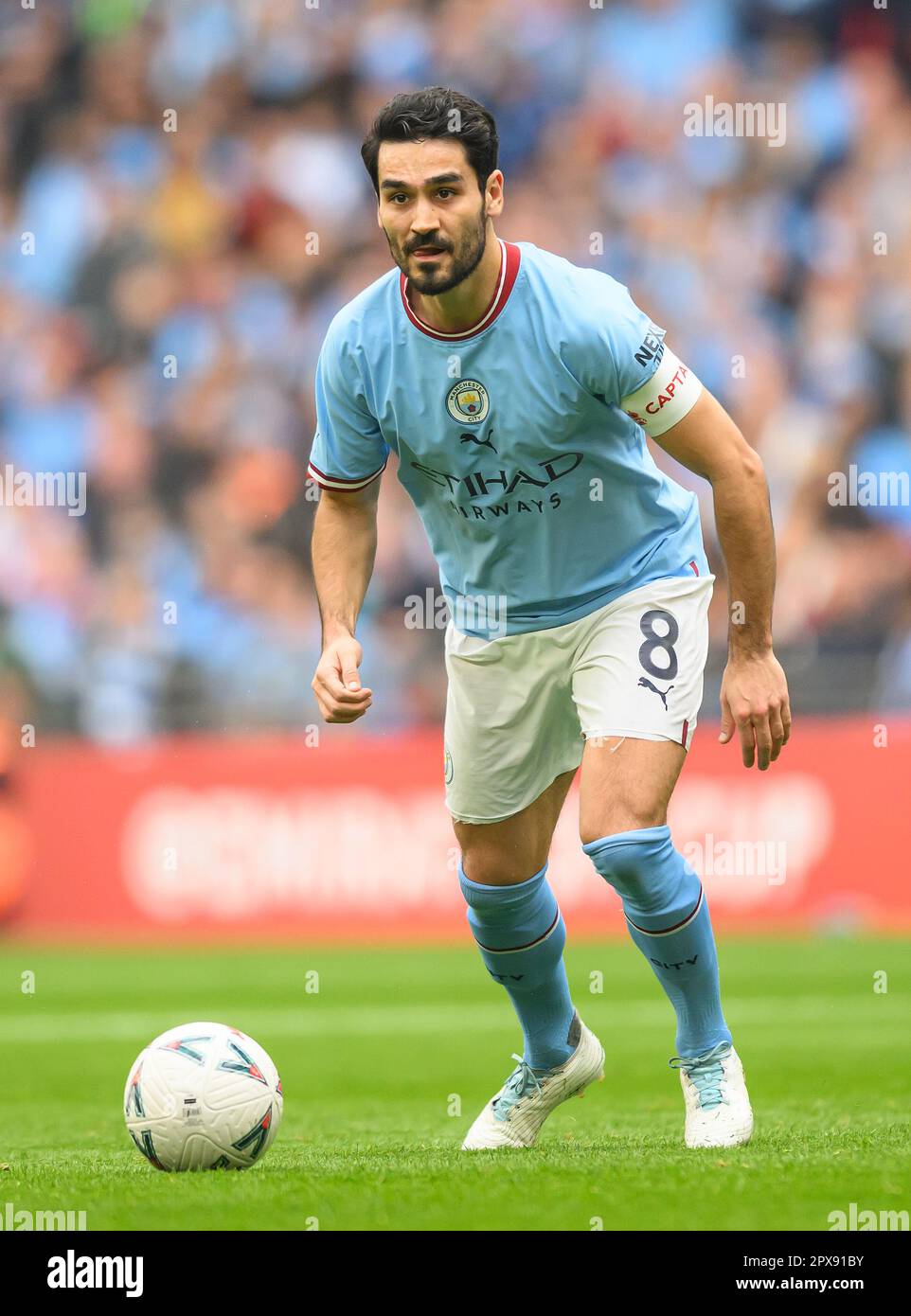 Maillot De Manchester City Dédicacé Et Signé Par Ilkay Gundogan - Certification Personnelle - Pour Affichage Collection