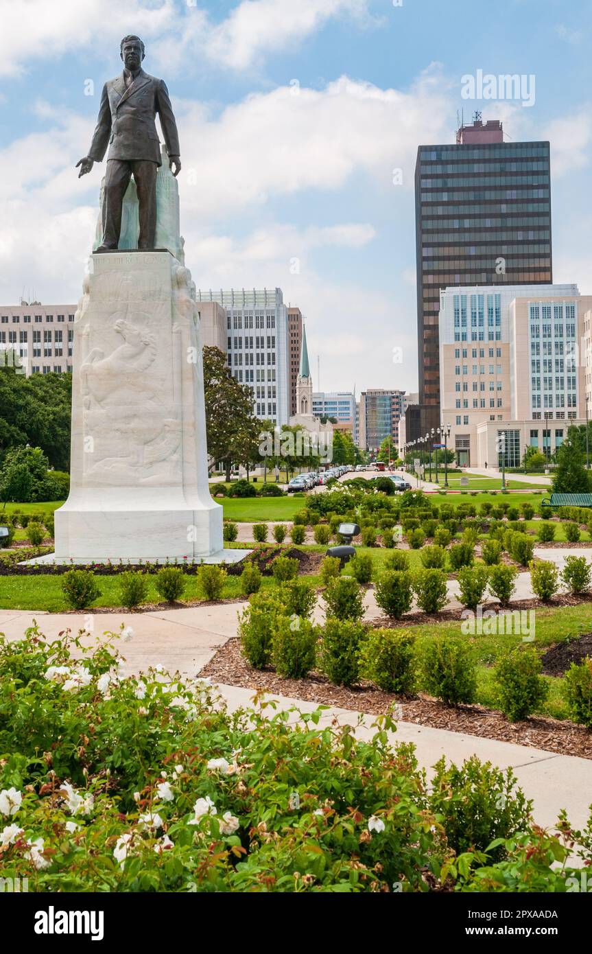 Gratte-ciel du Capitole de l'État de Louisiane à Baton Rouge, Louisiane Banque D'Images