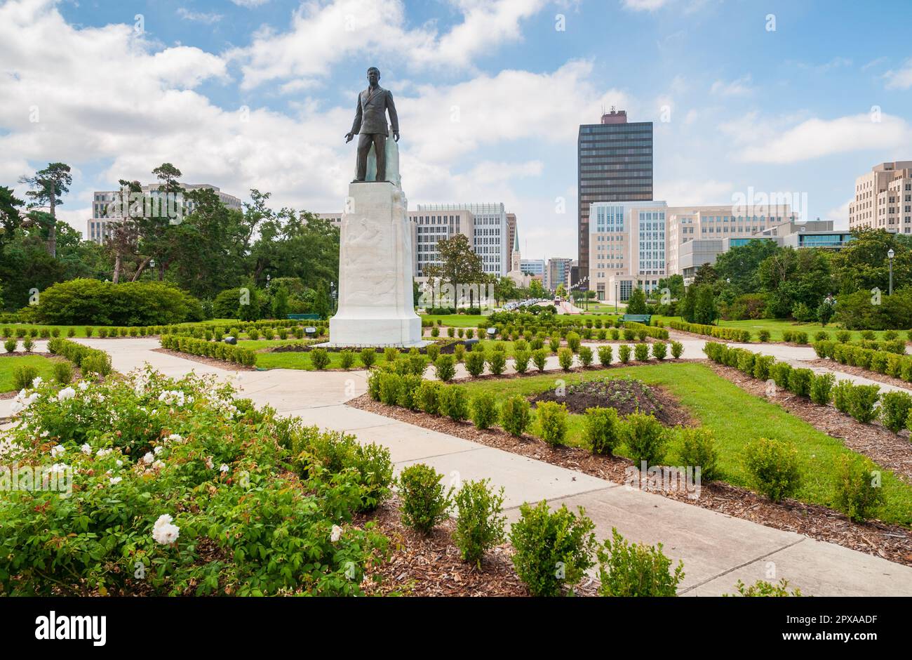 Gratte-ciel du Capitole de l'État de Louisiane à Baton Rouge, Louisiane Banque D'Images