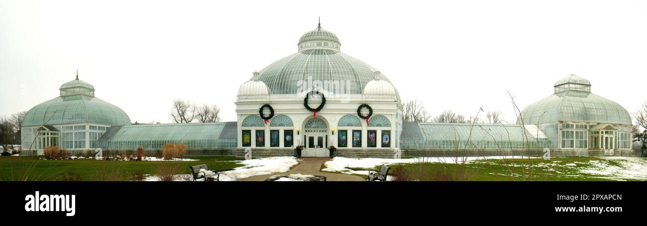 Buffalo and Erie County Botanical Gardens, Buffalo, New York, États-Unis. Banque D'Images