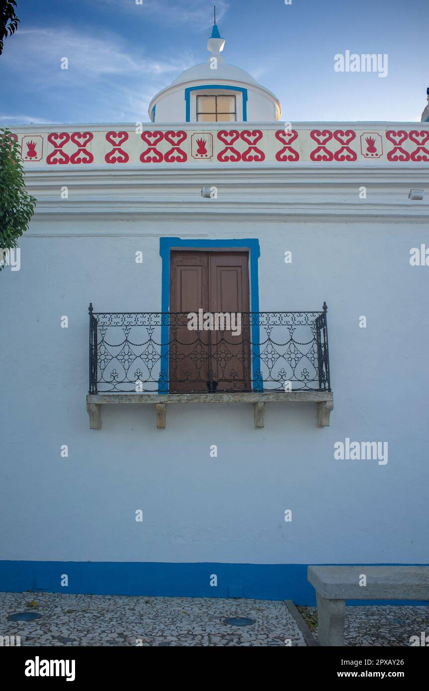 Ermitage de Sao Joaozinho, Campo Maior, Portugal. Alentejo architecture typique, sud du Portugal Banque D'Images