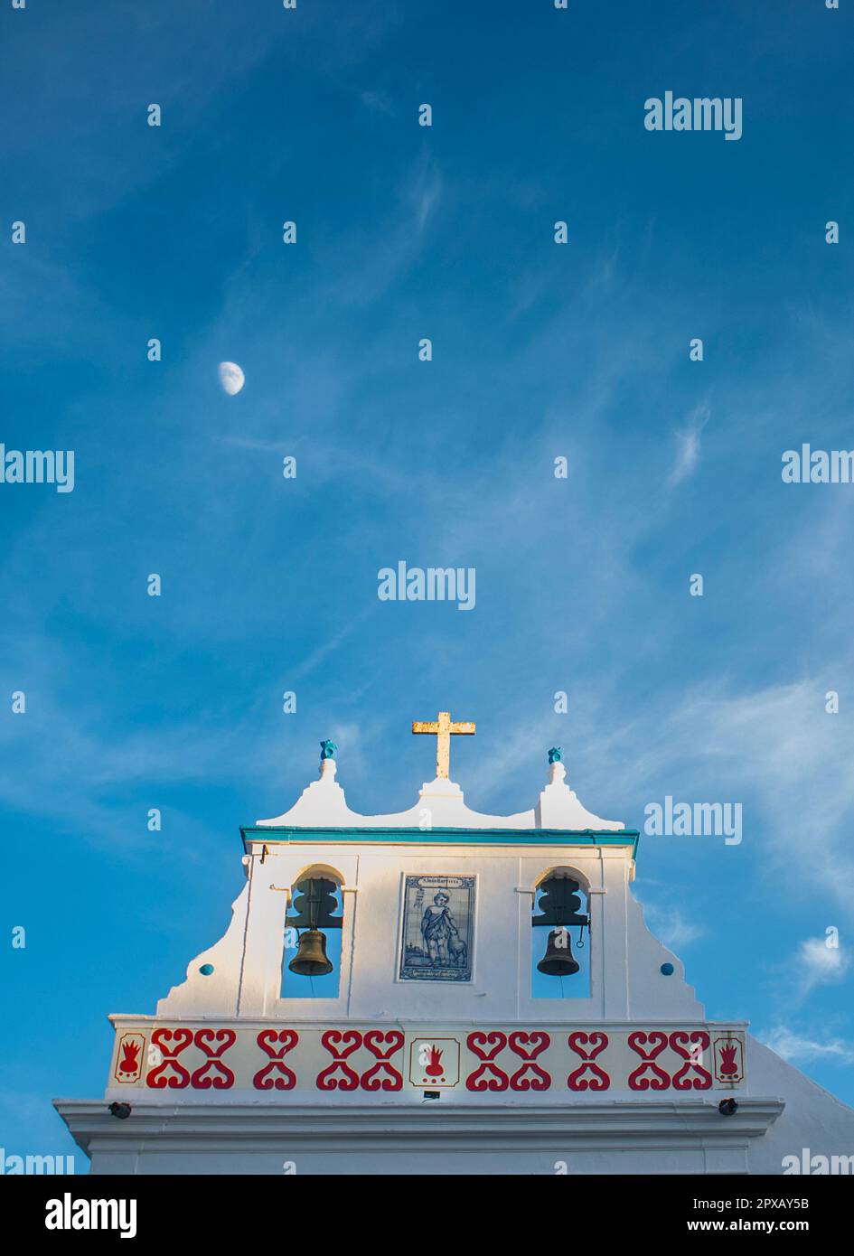 Ermitage de Sao Joaozinho, Campo Maior, Portugal. Alentejo architecture typique, sud du Portugal Banque D'Images