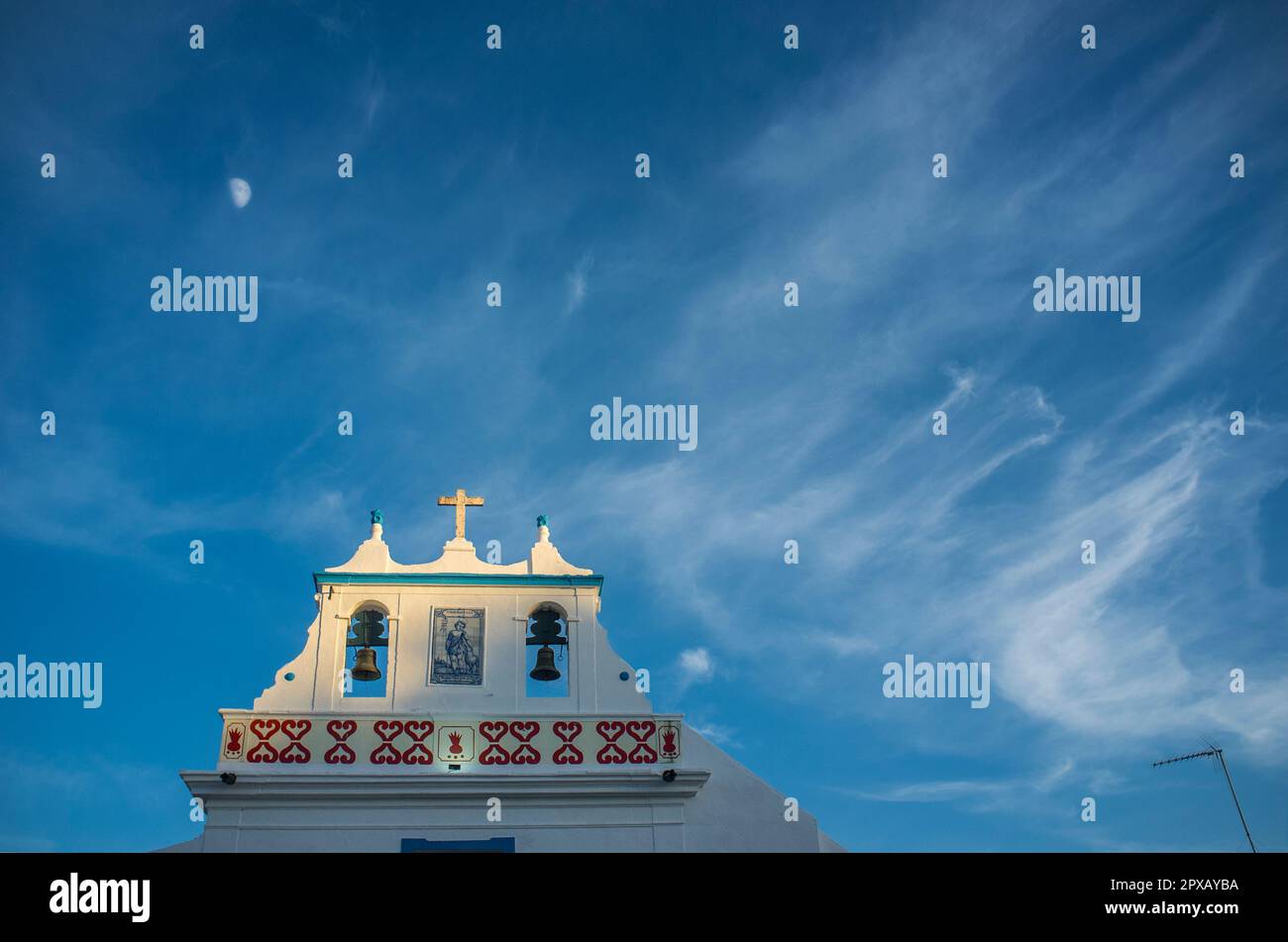 Ermitage de Sao Joaozinho, Campo Maior, Portugal. Alentejo architecture typique, sud du Portugal Banque D'Images