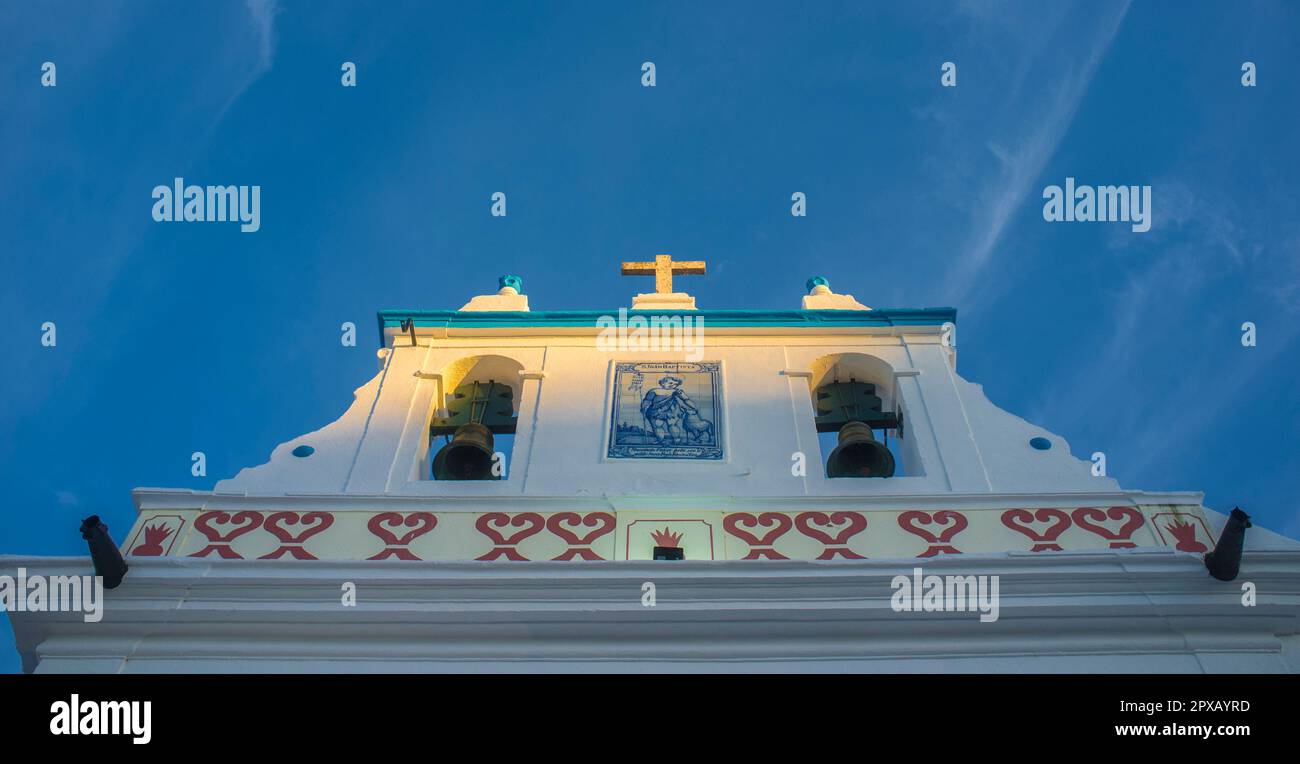 Ermitage de Sao Joaozinho, Campo Maior, Portugal. Alentejo architecture typique, sud du Portugal Banque D'Images